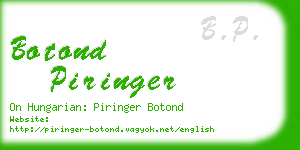 botond piringer business card